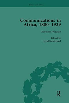 portada Communications in Africa, 1880-1939 (Set) (in English)