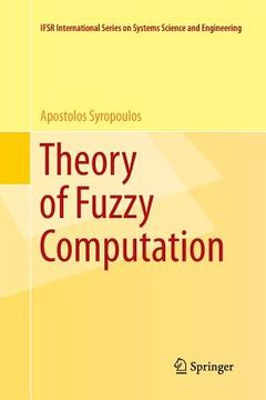 portada Theory of Fuzzy Computation (en Inglés)