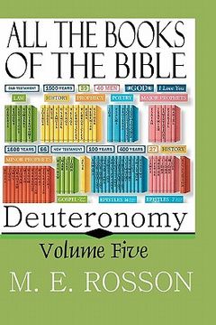 portada all the books of the bible: volume five-deuteronomy (en Inglés)