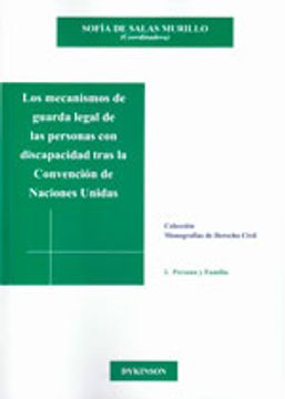 portada Mecanismos de Guarda Legal de las Personas con Discapacidad Tras la Convención d (Monografías de Derecho Civil. I. Persona y Familia) (in Spanish)