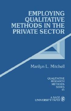 portada employing qualitative methods in the private sector (en Inglés)