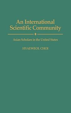 portada an international scientific community: asian scholars in the united states (in English)