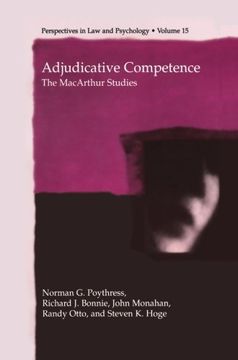 portada Adjudicative Competence: The MacArthur Studies (Perspectives in Law & Psychology)