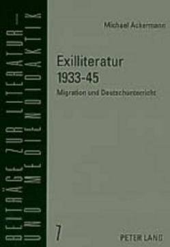 portada Exilliteratur 1933-45: Migration und Deutschunterricht (in German)