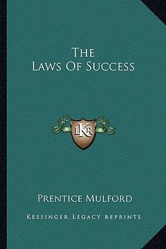 portada the laws of success (in English)