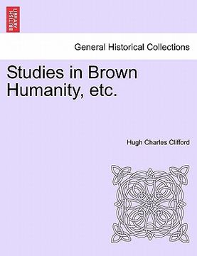portada studies in brown humanity, etc. (in English)