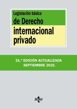 portada Legislación Básica de Derecho Internacional Privado