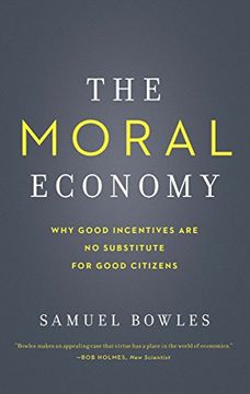 portada The Moral Economy: Why Good Incentives Are No Substitute for Good Citizens (Castle Lectures Series)