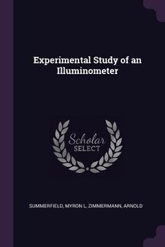 portada Experimental Study of an Illuminometer (in English)