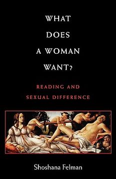 portada what does a woman want?: reading and sexual difference (en Inglés)