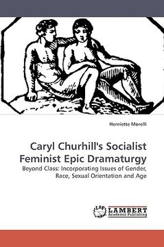portada caryl churhill's socialist feminist epic dramaturgy (en Inglés)