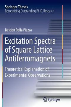 portada Excitation Spectra of Square Lattice Antiferromagnets: Theoretical Explanation of Experimental Observations (en Inglés)