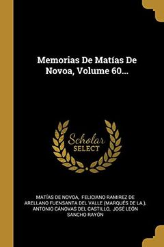 portada Memorias de Matías de Novoa, Volume 60.