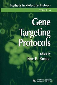 portada Gene Targeting Protocols (en Inglés)