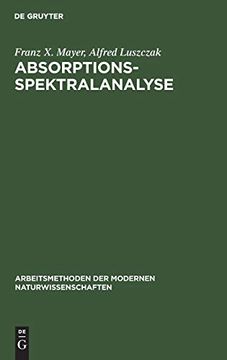 portada Absorptions-Spektralanalyse (en Alemán)