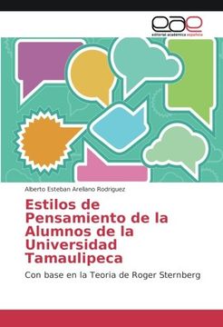 portada Estilos de Pensamiento de la Alumnos de la Universidad Tamaulipeca: Con base en la Teoria de Roger Sternberg