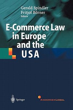 portada e-commerce law in europe and the usa (en Inglés)