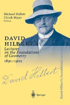 portada david hilbert's lectures on the foundations of geometry, 1891-1902 (en Inglés)