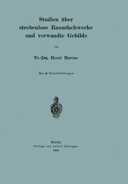 portada Studien über strebenlose Raumfachwerke und verwandte Gebilde (German Edition)
