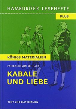 portada Kabale und Liebe: Hamburger Leseheft Plus Königs Materialien (Hamburger Lesehefte Plus) (en Alemán)