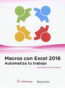 portada Macros con Excel 2016. Automatiza tu Trabajo