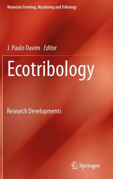 portada Ecotribology: Research Developments (en Inglés)