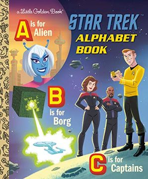 portada The Star Trek abc Book (Little Golden Books) (en Inglés)