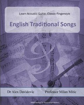 portada Learn Acoustic Guitar, Classic Fingerstyle: Traditional English Songs (en Inglés)