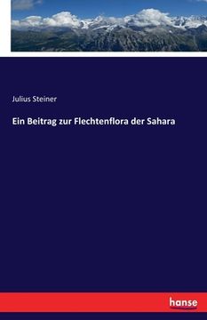 portada Ein Beitrag zur Flechtenflora der Sahara (in German)