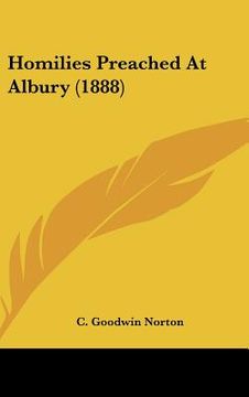 portada homilies preached at albury (1888) (en Inglés)