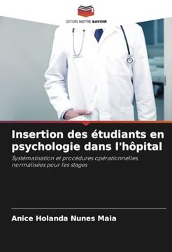 portada Insertion des Étudiants en Psychologie Dans L'hôpital (in French)