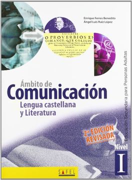 portada Ámbito De Comunicación. Lengua Castellana Y Literatura. Nivel I. ESPA 1 (in Spanish)