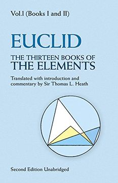 portada The Thirteen Books of the Elements, Vol. 1 (Dover Books on Mathematics) (en Inglés)