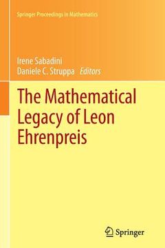 portada The Mathematical Legacy of Leon Ehrenpreis (en Inglés)