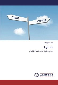 portada Lying: Children's Moral Judgment
