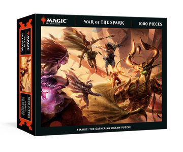 portada Magic: The Gathering 1,000-Piece Puzzle: War of the Spark: A Magic: The Gathering Jigsaw Puzzle: Jigsaw Puzzles for Adults (in English)