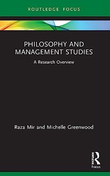 portada Philosophy and Management Studies (State of the art in Business Research) (in English)