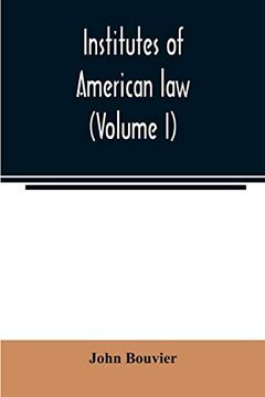 portada Institutes of American law (Volume i) (en Inglés)