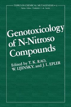 portada Genotoxicology of N-Nitroso Compounds (in English)