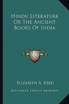 portada hindu literature or the ancient books of india (en Inglés)