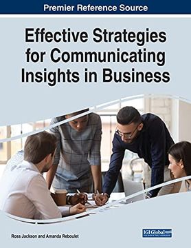 portada Effective Strategies for Communicating Insights in Business (en Inglés)