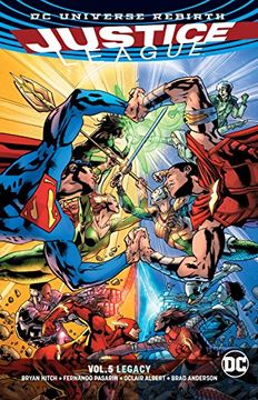portada Justice League Volume 5: Rebirth: Legacy (Justice League 5) (en Inglés)