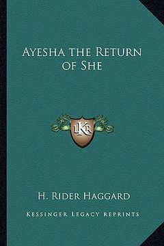 portada ayesha the return of she (in English)