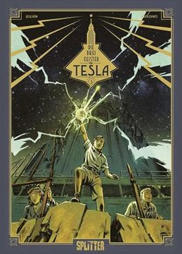 portada Die Drei Geister von Tesla. Band 3: Die Erben des Strahls (in German)