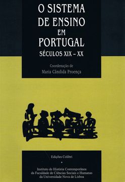 portada O SISTEMA DE ENSINO EM PORTUGAL(SÉCULOS XIX E XX)