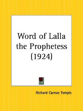 portada word of lalla the prophetess (en Inglés)