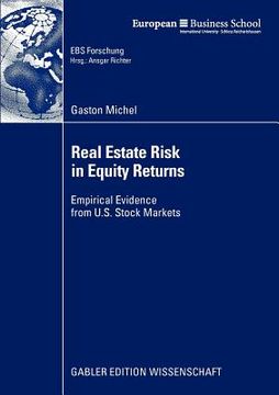 portada real estate risk in equity returns: empirical evidence from u.s. stock markets (en Inglés)