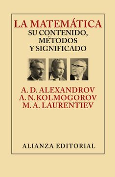 portada La Matemática: Su Contenido, Métodos y Significado (in Spanish)