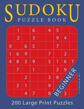 portada Sudoku Puzzle Book Beginner: 200 Large Print Puzzles (en Inglés)