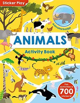 portada Sticker Play Animals (Paperback) (en Inglés)